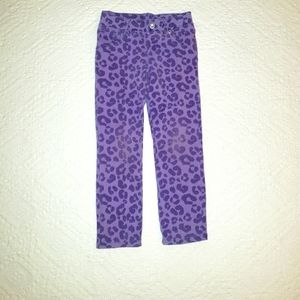 Sonoma purple animal print pants, size 5